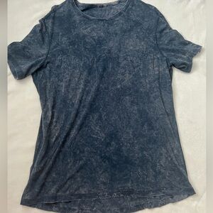 Men’s Lululemon Blue Acid Wash T-Shirt
